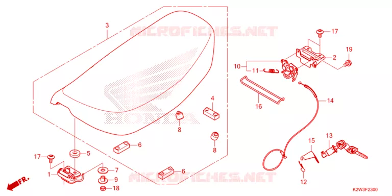 SELLE Honda MOTO 125 DAX 2023  ST125AP