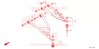 TRIANGLES AVANT pour Honda PIONEER 1000-6 DELUXE CREW de 2023
