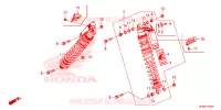 AMORTISSEUR AVANT pour Honda TALON 1000 R de 2022