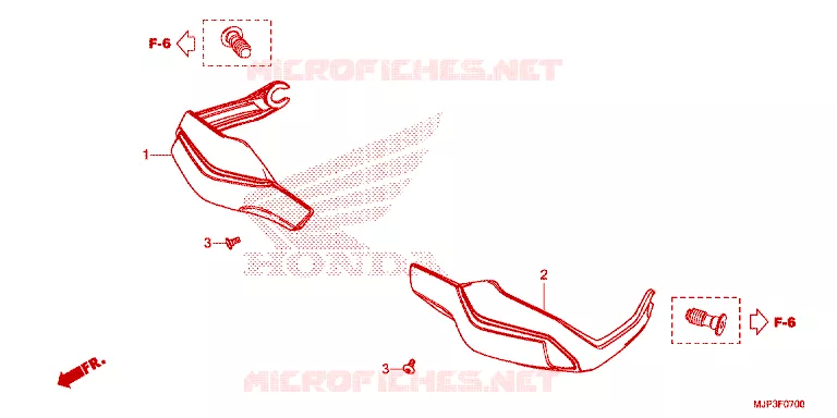 PROTEGES MAINS Honda MOTO 1000 AFRICA-TWIN 2016  CRF1000DG