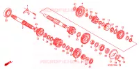 BOITE DE VITESSES pour Honda CRF 230 F de 2003