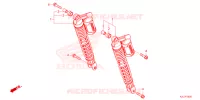AMORTISSEUR ARRIERE pour Honda ADV 350 WITHOUT TOP CASE de 2023