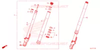 FOURCHE pour Honda ADV 350 WITHOUT TOP CASE de 2023