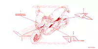 AUTOCOLLANTS pour Honda X ADV 750 de 2023