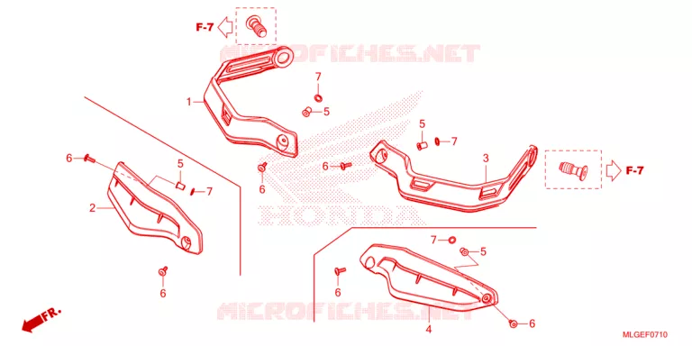 PROTEGES MAINS Honda MOTO 1100 AFRICA-TWIN 2023  CRF1100A2P