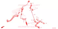 PEDALE pour Honda AFRICA TWIN 1100 ADVENTURE SPORT DCT de 2023