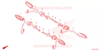 CLIGNOTANT pour Honda AFRICA TWIN 1100 DCT ADVENTURE SPORT de 2023