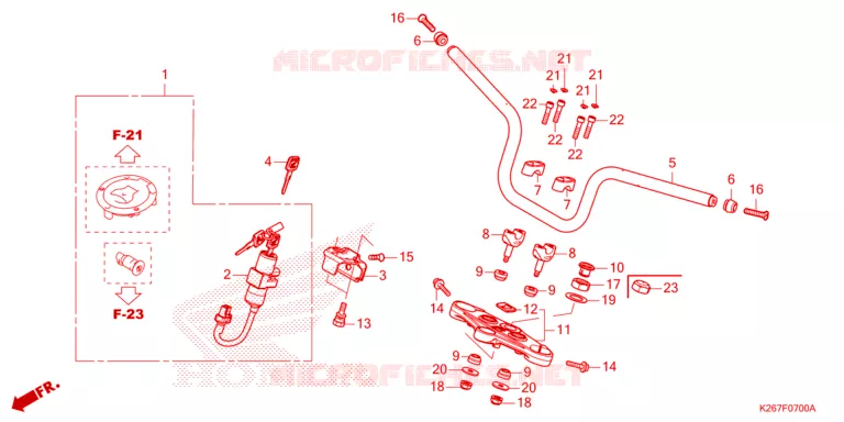 GUIDON Honda MOTO 125 MSX 2022  MSX125AN