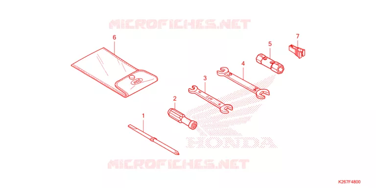 OUTIL Honda MOTO 125 MSX 2023  MSX125AP