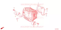 CYLINDRE pour Honda MSX 125 SPECIAL de 2023