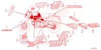 AUTOCOLLANTS pour Honda MSX 125 de 2023