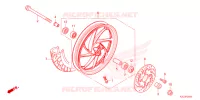 ROUE AVANT pour Honda DIO 110 de 2021