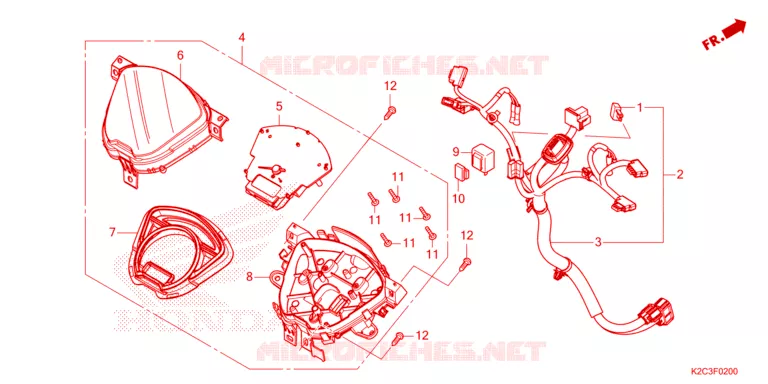 COMPTEUR Honda SCOOTER 110 VISION 2024  NSC110P