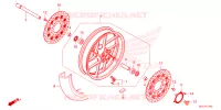 ROUE AVANT pour Honda NT 1100 DCT de 2023