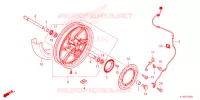 ROUE AVANT pour Honda SH 350 SPORTY de 2023