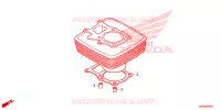 CYLINDRE pour Honda TRX 250 FOURTRAX RECON Electric Shift de 2021