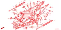 CADRE pour Honda TRX 250 FOURTRAX RECON Standard de 2022