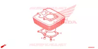 CYLINDRE pour Honda TRX 250 FOURTRAX RECON Standard de 2022