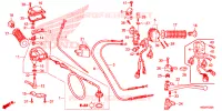 LEVIER DE GUIDON   CABLE   COMMODO pour Honda TRX 250 FOURTRAX RECON Standard de 2022