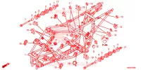 CADRE pour Honda TRX 250 FOURTRAX RECON Standard de 2021