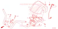 GUIDON pour Honda FOURTRAX 420 RANCHER 4X4 AT IRS EPS ESP de 2023