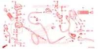 LEVIER DE GUIDON   CABLE   COMMODO pour Honda FOURTRAX 420 RANCHER 4X4 AT IRS EPS ESP de 2023