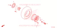 ROUE AVANT pour Honda FOURTRAX 420 RANCHER 4X4 AT IRS EPS ESP de 2023