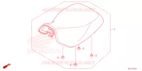 SELLE pour Honda FOURTRAX 420 RANCHER 4X4 AT IRS EPS ESP de 2023