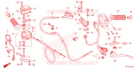 LEVIER DE GUIDON   CABLE   COMMODO pour Honda FOURTRAX 420 RANCHER 4X4 AT IRS EPS ESP de 2023