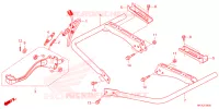 REPOSE PIED   PEDALE pour Honda FOURTRAX 420 RANCHER 4X4 AT IRS EPS ESP de 2023