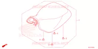 SELLE pour Honda FOURTRAX 420 RANCHER 4X4 AT IRS EPS ESP de 2023