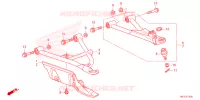TRIANGLES AVANT pour Honda FOURTRAX 420 RANCHER 4X4 AT IRS EPS ESP de 2023