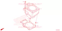 CYLINDRE pour Honda FOURTRAX 420 RANCHER 4X4 Manual Shift de 2023