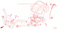 GUIDON pour Honda FOURTRAX 420 RANCHER 4X4 Manual Shift de 2023