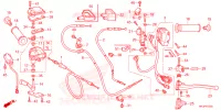 LEVIER DE GUIDON   CABLE   COMMODO pour Honda FOURTRAX 420 RANCHER 4X4 Manual Shift de 2023