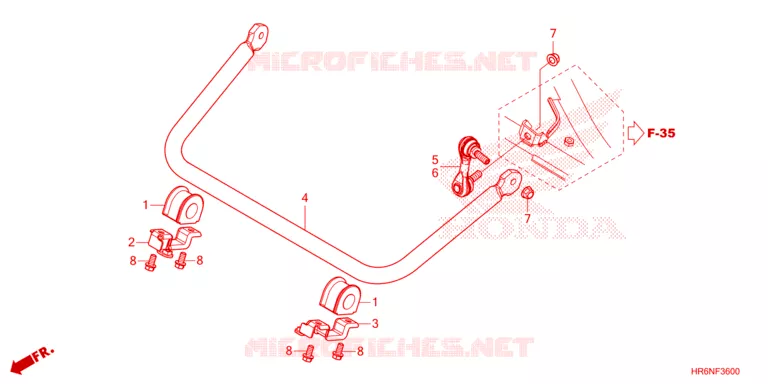 BARRE ANTI ROULIS Honda ATV 520 FOURTRAX 2023  TRX520FA6P