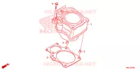 CYLINDRE pour Honda FOURTRAX 520 FOREMAN RUBICON 4X4 EPS de 2022