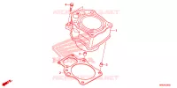 CYLINDRE pour Honda FOURTRAX 520 RUBICON IRS EPS de 2023