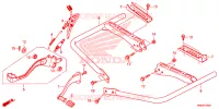 PEDALE   REPOSE PIED pour Honda FOURTRAX 520 RUBICON IRS EPS de 2023