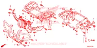 SUPPORT pour Honda FOURTRAX 520 RUBICON IRS EPS de 2023