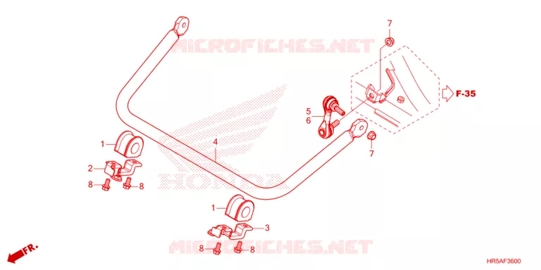 BARRE ANTI ROULIS Honda ATV 520 FOURTRAX 2023  TRX520FM6P