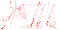 FOURCHE pour Honda Z 125 MONKEY SPECIAL ABS de 2023