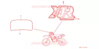 AUTOCOLLANTS pour Honda XR 600 R de 1992