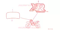 AUTOCOLLANTS pour Honda XR 600 R de 1992