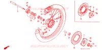 ROUE AVANT pour Honda XR 600 R de 1992
