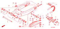 BRAS OSCILLANT pour Honda CRF 150 R BIG WHEELS de 2009