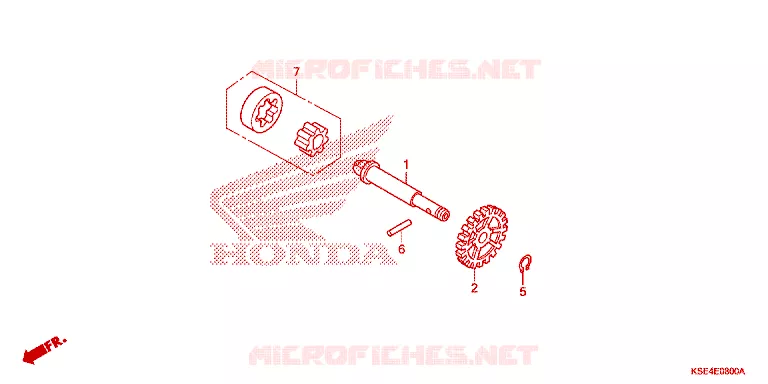 POMPE A HUILE Honda MOTO 150 CRF 2007  CRF150R7