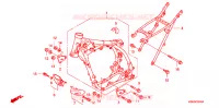 CADRE pour Honda CRF 150 R de 2009