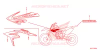 AUTOCOLLANTS pour Honda CRF 150 R de 2014