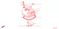 COUVRE CULASSE pour Honda CRF 150 R de 2013